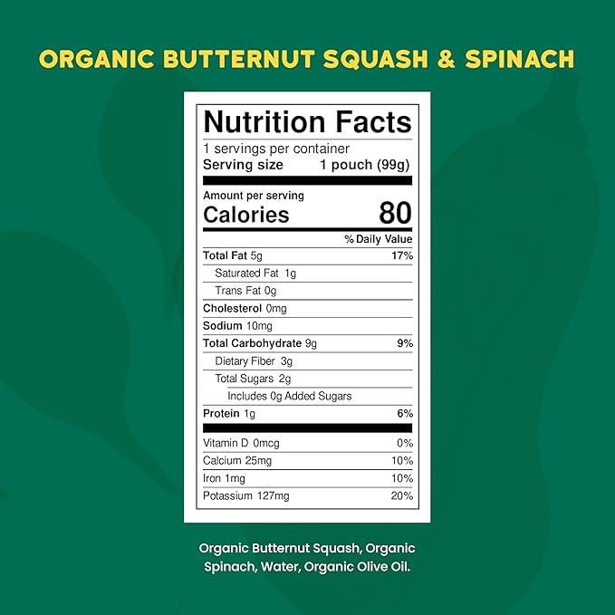 Serenity Kids 6+ Months Veggie Puree Baby Food Pouches - Image 2