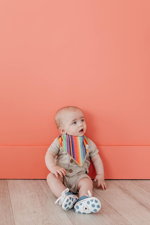 Copper Pearl 4 Pack Soft Cotton Baby Bibs - Image 2