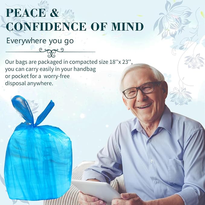 Large Adult Diaper Disposal Bags, Fresh Scented, Elderly Waste Disposal - Image 4