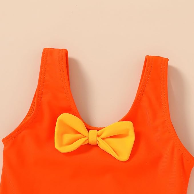 YOUNGER TREE Toddler Swimsuit Girl Cute Stripe One-Piece Ruffle Swimwear Baby - Image 3