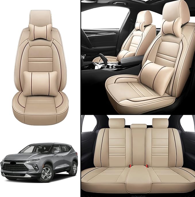Car Seat Covers for Chevy Blazer 2019-2025 | 5-Seats Seat Covers, Waterproof - Image 2
