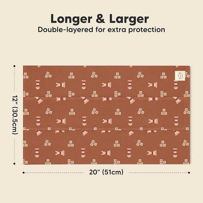 Organic Burp Cloths Baby Boy, Girl - Image 3
