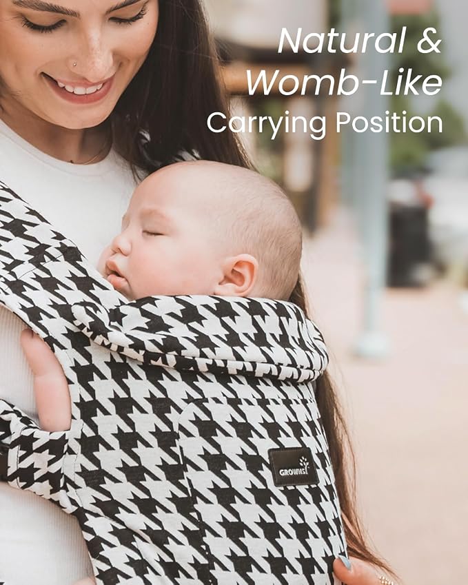 GROWNSY Baby Carrier Newborn to Toddler, Cozy Baby Wraps Carrier, Ergonomic - Image 4