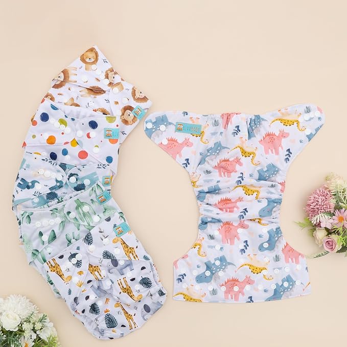 ALVABABY 6 Pack Cloth Diaper - Image 7