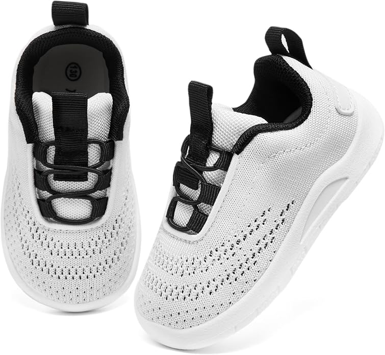 MORENDL Toddler Slip On Sneakers Baby Walking Shoes Non-Slip Breathable Unisex - Image 2