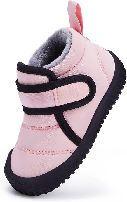 BMCiTYBM Toddler Baby Snow Boots Winter Shoes Boys Girls Cold Weather Baby Faux - Image 6
