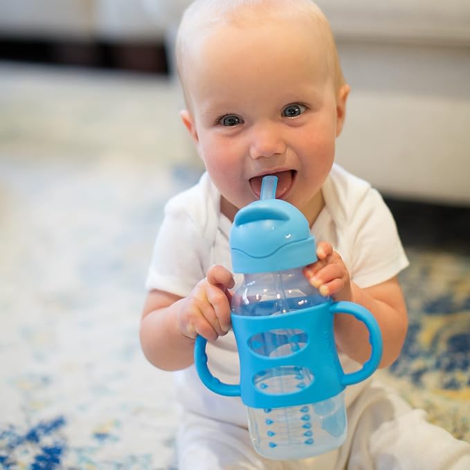 Dr. Brown's Milestones Wide-Neck Sippy Straw Bottle - Image 3