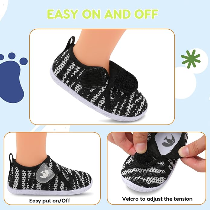 FEETCITY Baby Boys Girls First Walking Shoes Infant Sneakers Crib Shoes - Image 3
