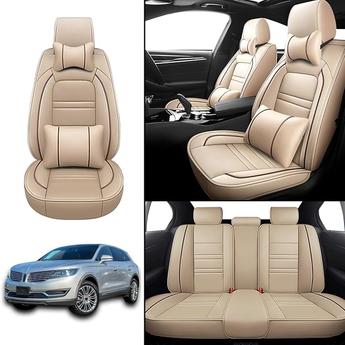 Car Seat Covers for Lincoln mkx 2007-2018 | 5-Seats Seat Covers, Waterproof - Image 2