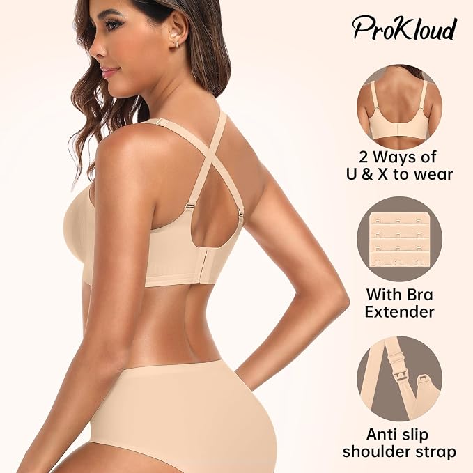 Nursing Bras for Breastfeeding Seamless Supportive Maternity Bras Women Comfort - Image 4