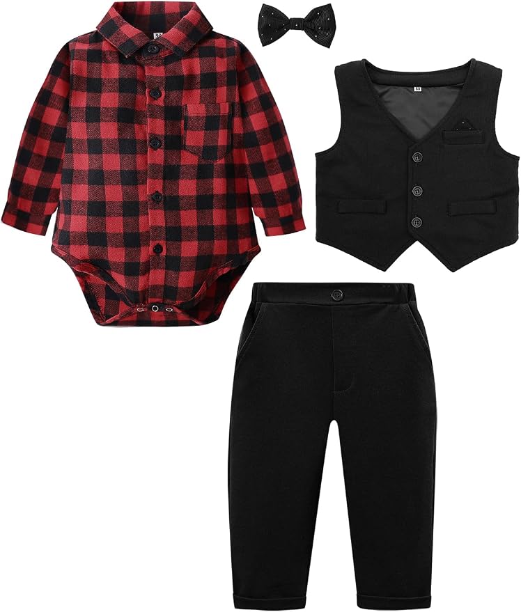 A&J DESIGN Baby Boy Suits Clothes Infant Toddler Formal Gentleman Outfits - Image 5