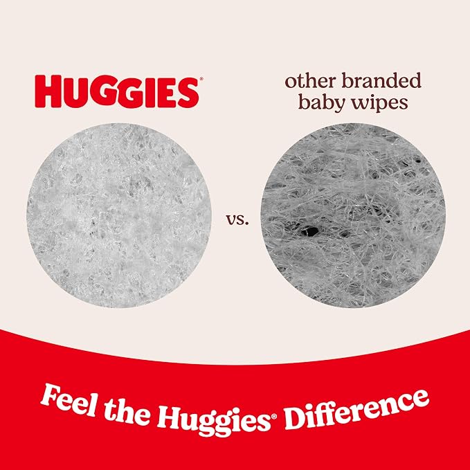 Huggies Skin Essentials Baby Wipes, Hypoallergenic, 99% Water, 10 Flip Top Packs - Image 6
