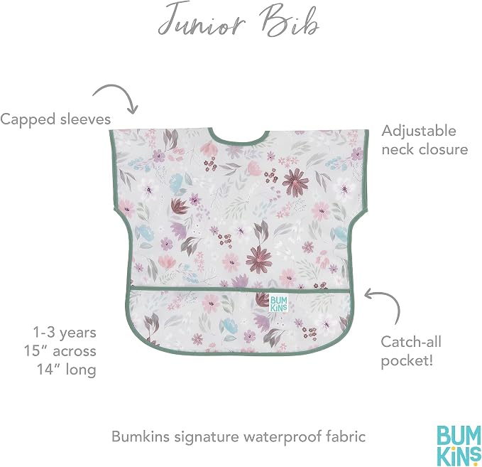 Bumkins Bibs - Toddler Bibs, Waterproof, Large - Image 5
