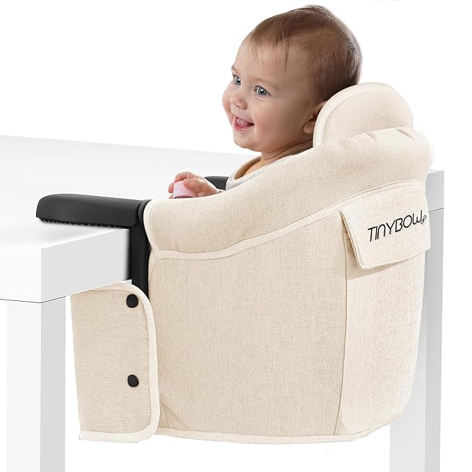 Hook On High Chair for Baby, High Chair That Attaches to Table by TinybowUSA