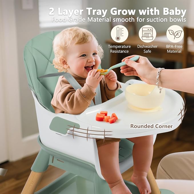 Kinder King 7 in 1 Baby High Chair - Image 3
