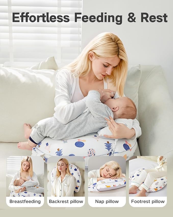 Nursing Pillow for Breastfeeding & Bottle Feeding –Breastfeeding Pillow - Image 3