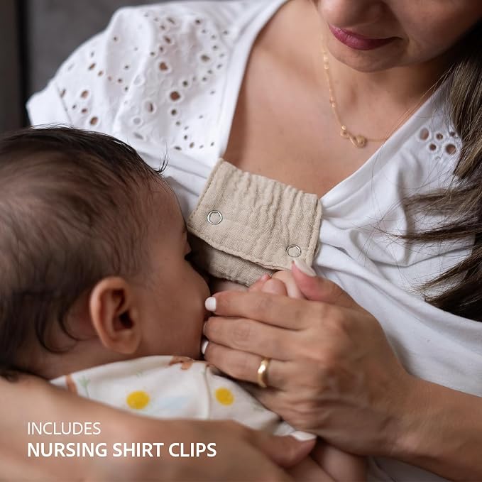 Nilsa 5-in-1 Muslin Nursing Cover up - Image 6