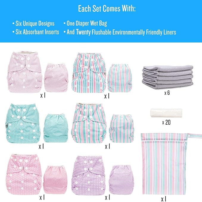 Simple Being Reusable Cloth Diapers, Double Gusset, One Size Adjustable - Image 5