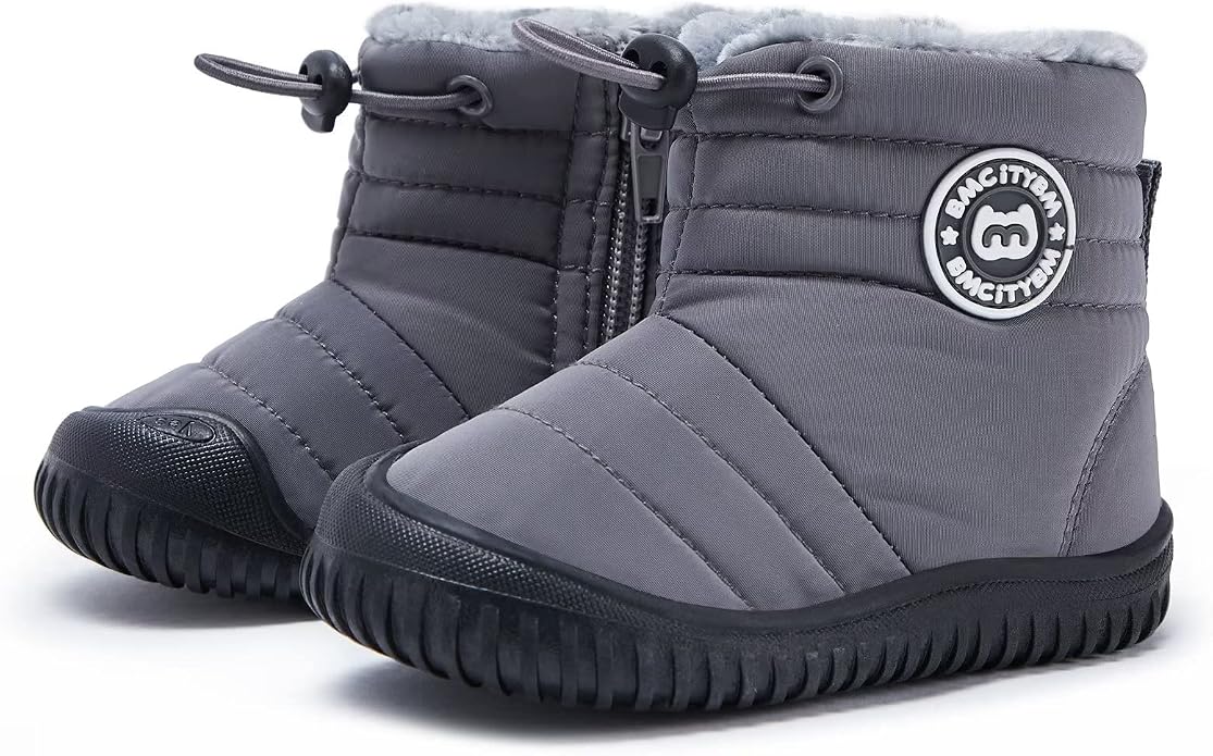 BMCiTYBM Toddler Baby Snow Boots Winter Shoes Boys Girls Cold Weather Baby Faux by BMCiTYBM