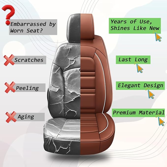 Seat Covers for Ford Expedition 1997-2025 | 5-Seats Leather Seat Covers - Image 8