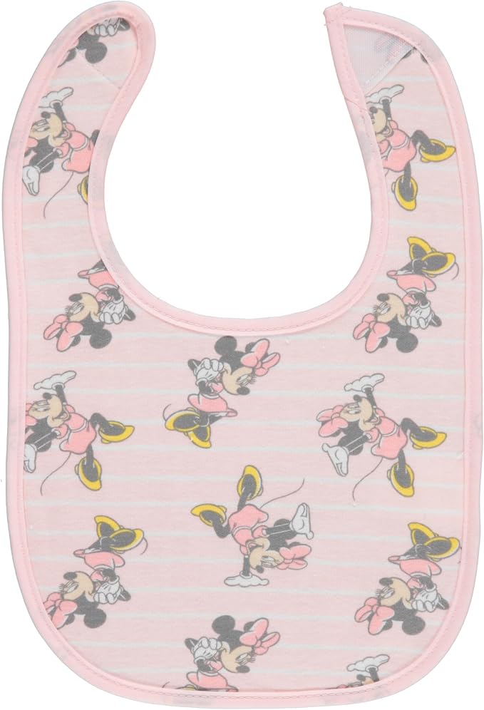 Disney 10-Pack Mickey Mouse Baby Bibs – Ten Soft, and Adjustable Cotton Bibs - Image 3