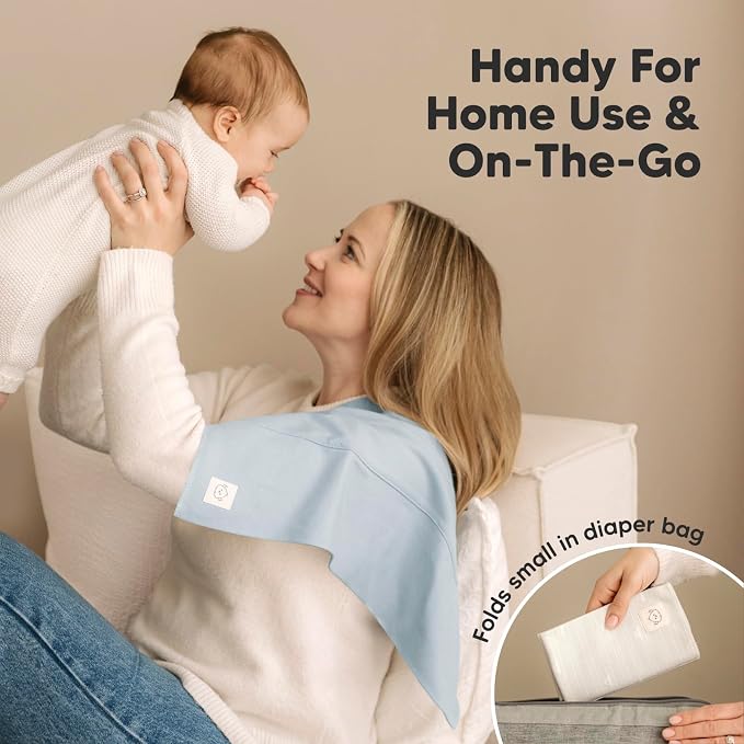 Organic Burp Cloths Baby Boy, Girl - Image 8