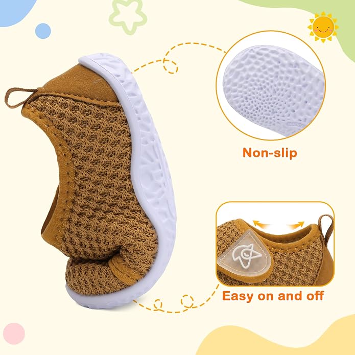 LeIsfIt Baby Shoes Boys Girls First Walking Shoes Non-Slip Infant Sneakers - Image 6