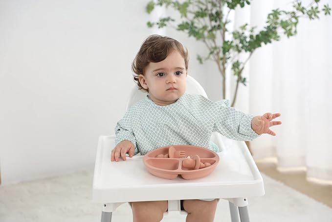 2 Pack Baby Bibs for Boy, Baby Bibs for Eating, Mess Proof Baby Bib, Full - Image 6