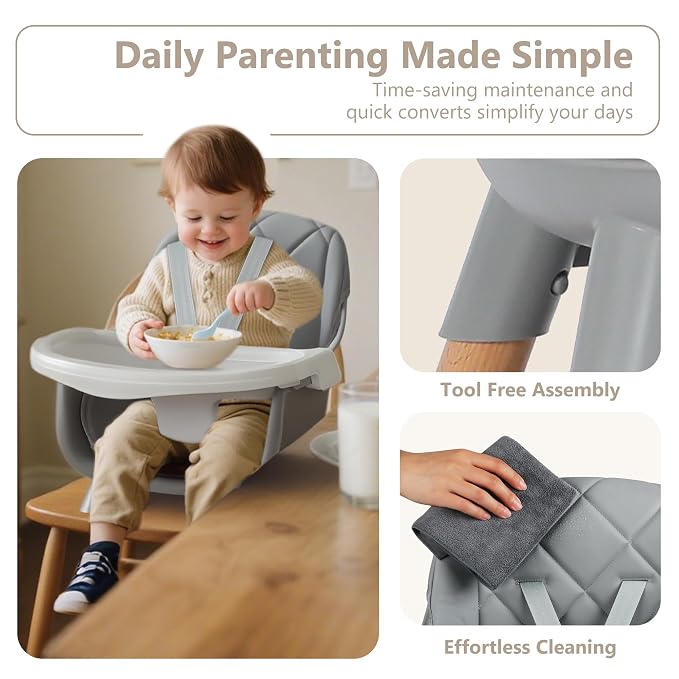 Kinder King 7 in 1 Baby High Chair - Image 6