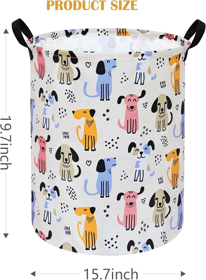 Round Laundry Hamper Storage Basket Laundry Organizer Hamper Storage Bins - Image 2