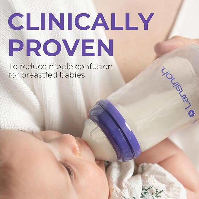 Lansinoh NaturalWave Baby Bottle Nipples, Slow Flow, Size S, 1+ Month, Durable - Image 5