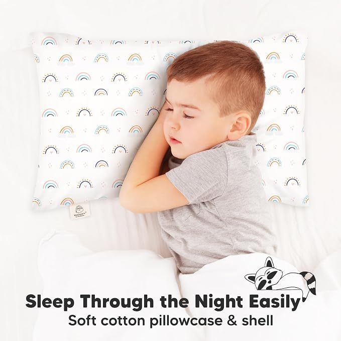 KeaBabies Toddler Pillow with Pillowcase, Jumbo 14X20 - Image 7