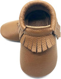 OWLOWLA Baby Moccasins Soft Sole Leather Baby Shoes Infant Toddler Pre-Walker by Owlowla