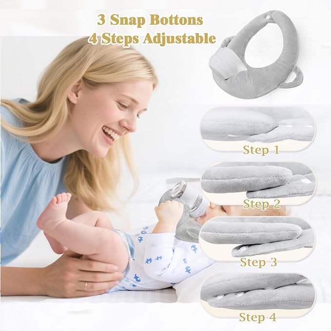 2 Pack Baby Pillow, Breastfeeding Pillow, Nursing Cushion - Image 3