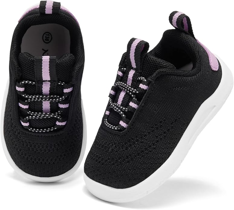 MORENDL Toddler Slip On Sneakers Baby Walking Shoes Non-Slip Breathable Unisex - Image 2
