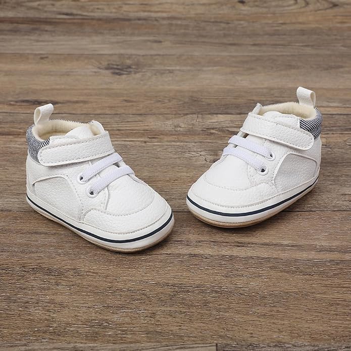 Clowora Baby Boys Girls Shoes Non-Slip Rubber Sole Sneakers Infant First - Image 4