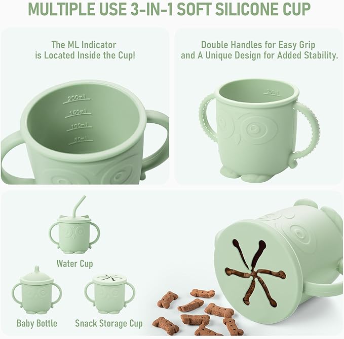 Baby Weaning Set, Silicone Feeding Set, Toddler Set - Image 5