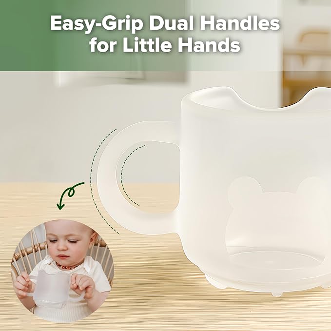 haakaa Silicone Toddler Cups, BPA Free Drop-proof Training Cups - Image 6