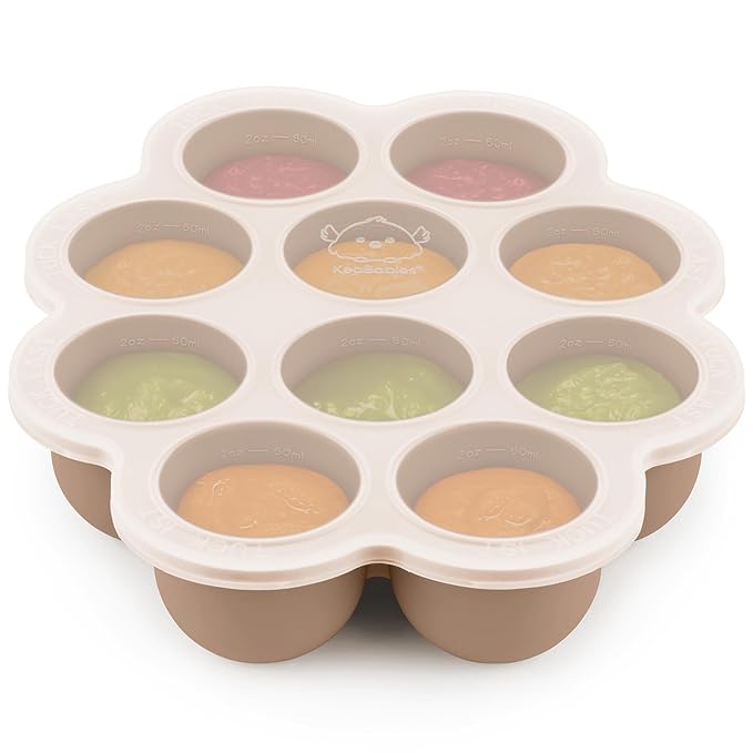KeaBabies Silicone Food Freezer Trays by KeaBabies