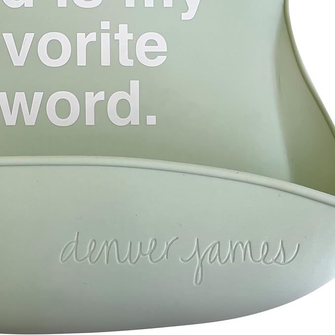 Denver James Silicone Feeding Bibs | Dishwasher Safe. Waterproof. Adjustable. - Image 6