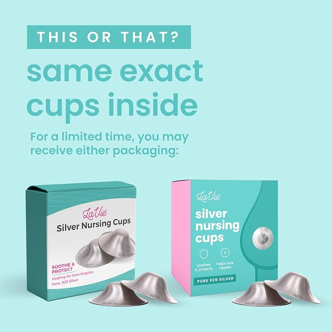 LaVie Silver Nursing Cups, Soothing Protection - Image 5