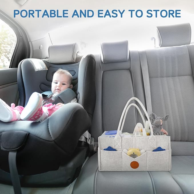 Maliton Baby Diaper Caddy, Car Organizer - Image 6