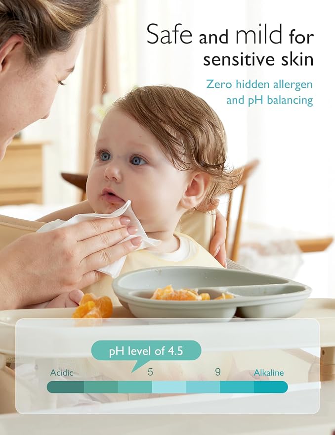 Momcozy Baby Wipes-Extra Large Size Design, 99% Water Based, Unscented & - Image 5