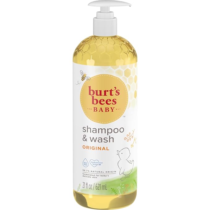 Baby Shampoo & Wash, Burt's Bees Tear Free Soap, Baby Care, 21 Ounce - Image 12