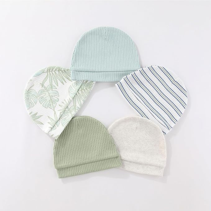 15 Pack Infant Hats Gloves Socks Unisex Baby Boy Girl Accessories Set Cotton - Image 5