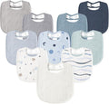 Susurration Muslin Baby Drool Bibs 10Pack Soft Square Adjustable Bandana Bibs by Susurration
