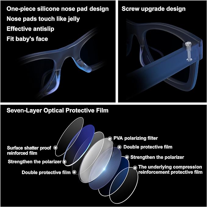 COCOSAND Flexible Baby Sunglasses - Image 4