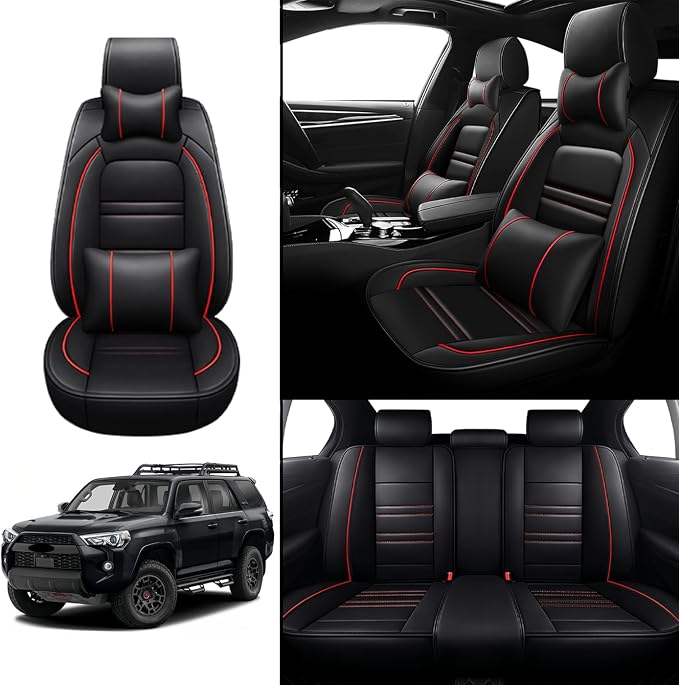 Car Seat Covers for Toyota 4runner 1991-2025 | 5-Seats Seat Covers, Waterproof - Image 2