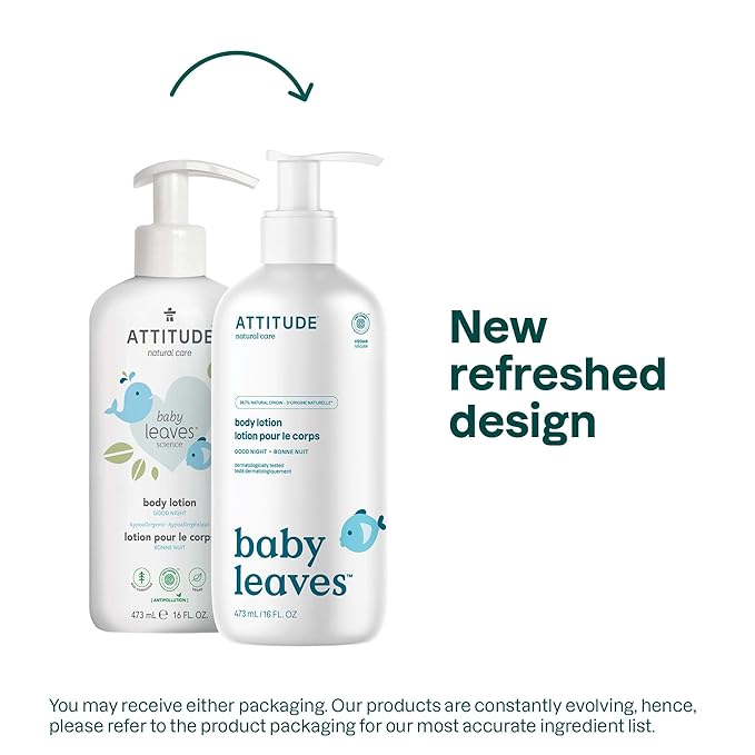 ATTITUDE Baby Lotion, EWG Verified Moisturizer, Dermatologically Tested - Image 2