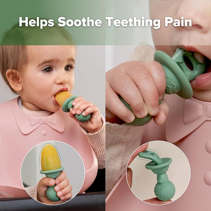 Haakaa Astronaut Ice Pop Mould Set – Mini Silicone Breastmilk Popsicle Molds - Image 6